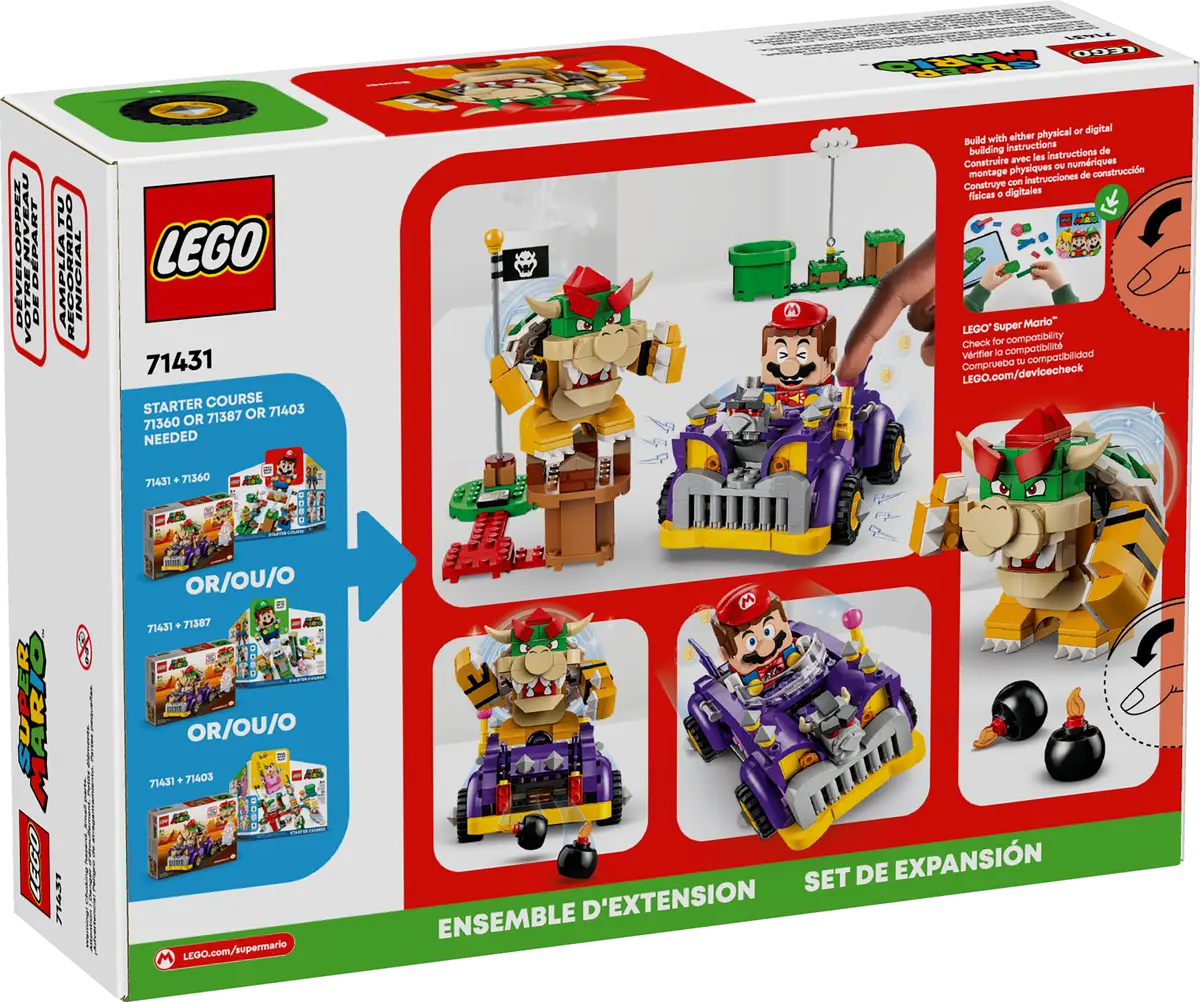 LEGO Super Mario - Bowser's Muscle Car Expansion 71431
